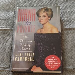 Diana In Private Book by Lady Colin Campbell Princess Diana 1992